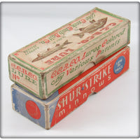 Creek Chub, Heddon, Shur Strike & True Temper Empty Box Lot Of Four