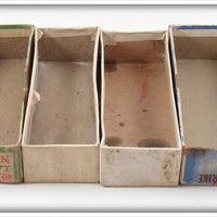 Creek Chub, Heddon, Shur Strike & True Temper Empty Box Lot Of Four