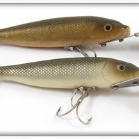 Vintage Bear Creek Silver Scale & Gold Scale Sucker Minnow Lure Pair
