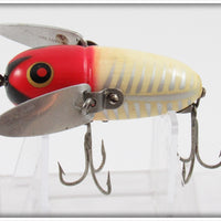 Heddon Red & White Shore Crazy Crawler