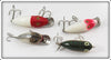 Heddon River Runt, Midget Digit & Tiny Torpedo Lot Of Four