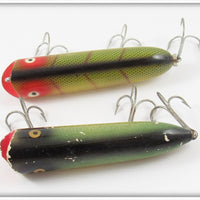 Heddon Green Scale & Perch Lucky 13 Pair