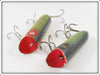Heddon Green Scale & Perch Lucky 13 Pair