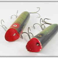 Heddon Green Scale & Perch Lucky 13 Pair