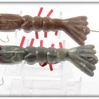 Martin Bait Co Grey Swirl & Brown Swirl Martin Shrimp Pair