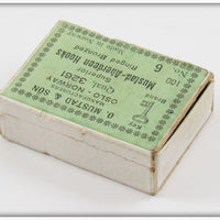 O. Mustad & Son Mudstad - Aberdeen No 6 Hooks In Box