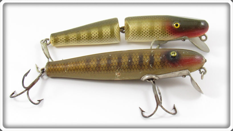 Vintage Paw Paw Pikie Scale Jointed Pikie & Pikie Lure Pair 
