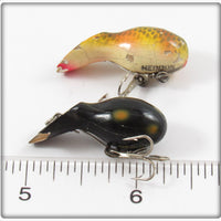 Heddon Perch & Black Orange Spots Widget Pair
