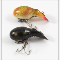 Heddon Perch & Black Orange Spots Widget Pair