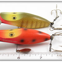 Makinen Orange Spotted & Pike Scale Wonderlure Pair