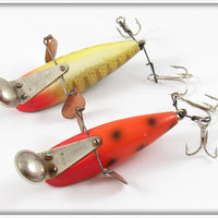 Makinen Orange Spotted & Pike Scale Wonderlure Pair