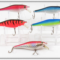 Madura Lures Rapal Shad Rap Type Lot Of Five