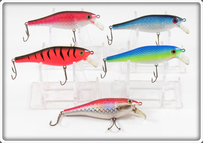 Madura Lures Rapal Shad Rap Type Lot Of Five