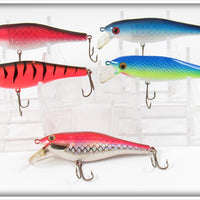 Madura Lures Rapala Shad Rap Type Lot Of Five