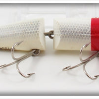 AL&W Creek Chub Red Head Silver Scale Jointed Pikie Lure 