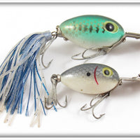 Vintage Arbogast Baby Bass & Shad Arbo Gaster Lure Pair 