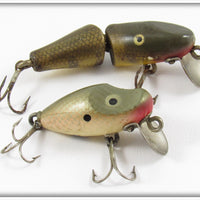 Vintage Paw Paw Jointed Midget Pikie & Midget 7100 Lure Pair