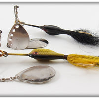 Heddon Black & Yellow Scale Twin Pal Pair