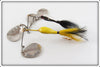 Heddon Black & Yellow Scale Twin Pal Pair