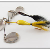 Heddon Black & Yellow Scale Twin Pal Pair