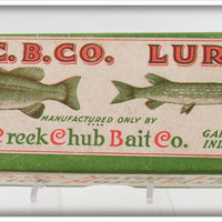 Vintage Creek Chub Pikie Scale Baby Pikie Empty Lure Box