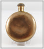 Brass Round Gun Powder Or Snuff Flask