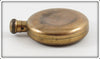 Brass Round Gun Powder Or Snuff Flask