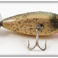 TwoAcreTees.com Vintage Creek Chub Silver Flash Spinning Injured Minnow Lure