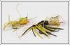 Arbogast Frog & Coachdog Fly Rod Hula Popper Pair
