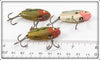 Heddon Perch & Shad Sonic Lot Of Three