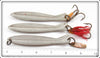 Spoon Minnow No. 6 Lot Of Three