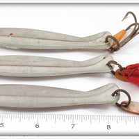 Spoon Minnow No. 6 Lot Of Three