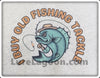 I Buy Old Fishing Tackle Ash Gray Zipper Hoodie - Front Only