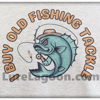 I Buy Old Fishing Tackle Ash Gray Long Sleeve Shirt