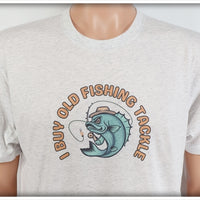 I Buy Old Fishing Tackle Light Granite T-Shirt