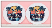 Lure Lagoon Pelican Logo Sticker Pair