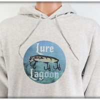 Lure Lagoon Vamp Logo Ash Gray Pullover Hoodie