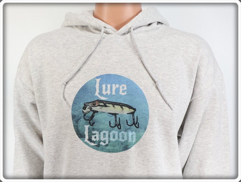 Lure Lagoon Vamp Logo Ash Gray Pullover Hoodie