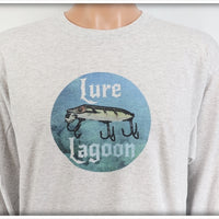 Lure Lagoon Vamp Logo Ash Gray Long Sleeve Shirt