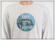 Lure Lagoon Vamp Logo Ash Gray Long Sleeve Shirt