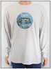 Lure Lagoon Vamp Logo Ash Gray Long Sleeve Shirt