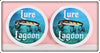 Lure Lagoon Vamp Logo Sticker Pair