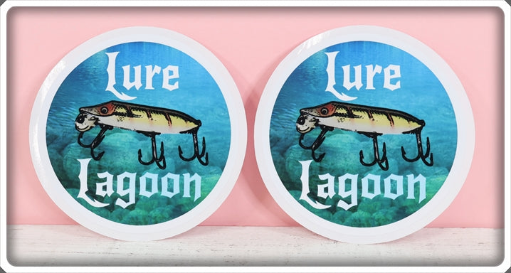 Lure Lagoon Vamp Logo Sticker Pair