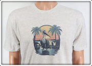 Lure Lagoon Pelican Logo Light Granite T-Shirt