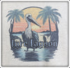 Lure Lagoon Pelican Logo Ash Gray Long Sleeve Shirt