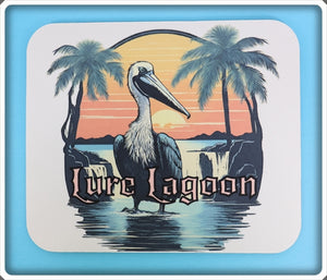 Lure Lagoon Pelican Logo Mouse Pad