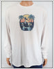 Lure Lagoon Pelican Logo Crisp White Long Sleeve Shirt