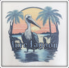 Lure Lagoon Pelican Logo Crisp White Long Sleeve Shirt