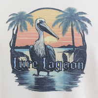 Lure Lagoon Pelican Logo Crisp White T-Shirt