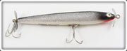 Vintage Heddon Black & Silver Wood Surface Cobra Lure